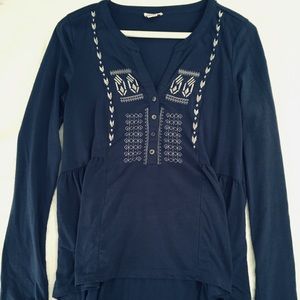 Blue Long Sleeve Shirt